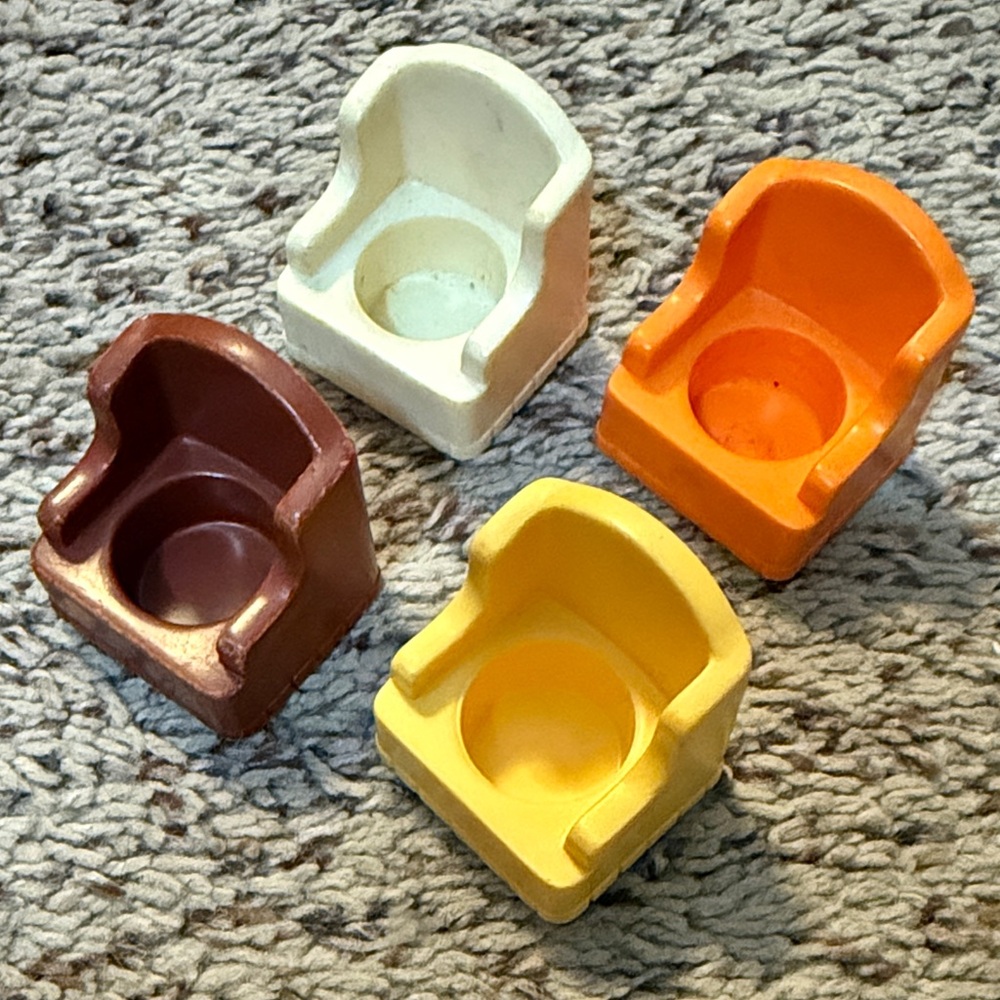 Fisher-Price Colorful little Peole Vintage Play Family Chair (pick your color)